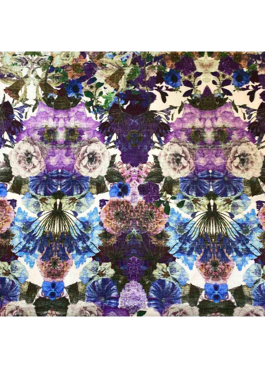 5482 Fabric Ref 5482 - Floral Cotton Corduroy - Image 1