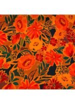 Fabric Ref 5490 - Floral Synthetic Mix