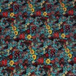 Fabric Ref 5504 - Floral Viscose Mix