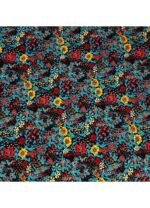 Fabric Ref 5504 - Floral Viscose Mix