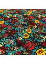 Fabric Ref 5504 - Floral Viscose Mix - Image 2