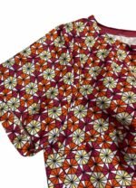 Geometric cotton crop top - ref 204 - Resale item - Approx UK 10-12 - Image 2
