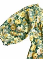 Vintage floral yellow mini dress - ref 205 - Resale item - UK 14-16 - Image 2