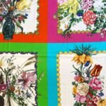 Fabric Ref 5524 - Panelled Floral Cotton