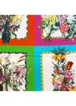 Fabric Ref 5524 - Panelled Floral Cotton