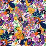 Fabric Ref 5547 - Floral Crepe Viscose Mix