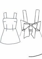 Design your own: A-Line Back-Bow Strap Dress