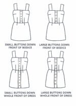 Design your own: Mini Button-up Back-Bow Strap Dress - Image 4