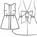 Design your own: Button-up Back-Bow A-Line Dress