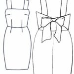 Design your own: Pencil Back-Bow Strap Dress