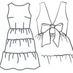 Design your own: Back-Bow Tiered Dress